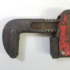 Vintage Task Force 14&Prime; Forged Steel Pipe Wrench 2&Prime; Capacity Made in Taiwan