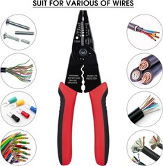 WG-015 Professional 8-inch Wire Stripper/wire crimping tool, Wire Cutter, Wire C
