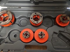 Rigid Pipe Threading Set 2&Prime; 1 1/4&Prime; 3/4&Prime; 1/4&Prime; and 1/8&Prime; Partial Set