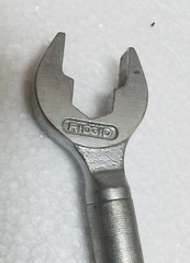#750 RIDGID ONE STOP WRENCH Open End 15/16 & 9/16 & 5/8 Flare Nut