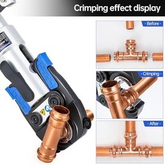 Hydraulic Crimping Tool for Copper Pipe 1/2 3/4 1