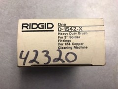 Ridgid 3&Prime; Fitting Brush D-1542-X 42320 for 124 Copper Cleaning Machine