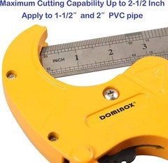 PVC Pipe Cutter Cuts Up To 2-1/2&Prime; PEX PVC PPR Plastic Hoses & Plumbing Pipes SK5