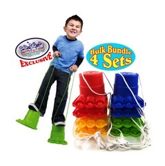 Matty&rsquo;s Toy Stop Monster Feet Plastic Balancing Stilts 4.75&Prime; (R&hellip; USA FAST SHIP