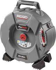 76198 Flexshaft K9-204+ Drain Cleaning Machine for 2&Prime; to 4&Prime; Pipe, Professional W
