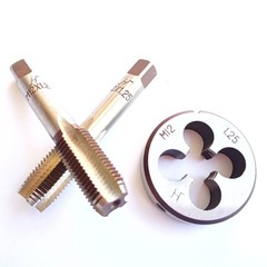 M12 x 1.25 Metric Hand Thread Tap and Die Set, Right Hand 12 * 1.25, Alloy To&hellip;