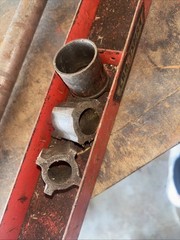 Vintage Craftsman Ratchet Style Pipe Threader 8 Piece Set