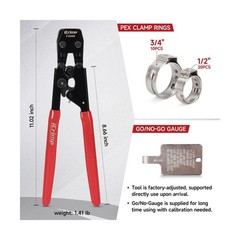 iCrimp PEX Pipe Clamp Crimping Tool Kit Cinch Crimper Tool for &hellip; FAST USA SHIP