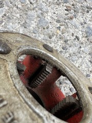 🇺🇸RIDGID 00-R Pipe Threader Threading Ratchet Head & 1&rdquo; Die Head🇺🇸