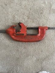 RIDGID NO 4-S Iron Pipe Cutter 2&Prime; to 4&Prime; Cap. Heavy Duty USA w Screw-In Handle
