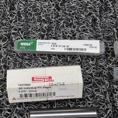 MRO Assorted Taps, Extractor, Pin, Sharpening Stone, Drills. Lot of 15
