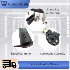220V 2.4HP 2-6.6&rdquo; Electric External Pipe Cutter Electric Pipe Cutting Beveller