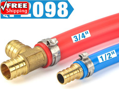KIT-1096D PEX Clamp Tool Kit for 3/8 to 1 Inch PEX Cinch Clamps, with 20Pcs 1/2
