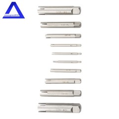 Broken Tap Extractor Removal Tool Set Screw Extractor 10 Pcs (1#-10#) 3/4 Claws