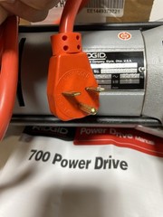 Ridgid 700 Power Drive Threader/Threading Machine 230V 50/60 HZ Cat. #41940