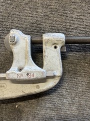 Lot of 2 Ridgid Pipe Cutters No.134 No.1 1/8 to 1-1/4 1-1/8 to 4-1/2
