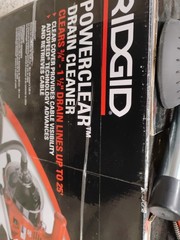 RIDGID PowerClear Drain Cleaning Machine &ndash; Red/Black