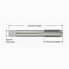 1/2&Prime;-13 Thread Tap 6542 HSS Thread Maker for Internal Thread Repair and Fabri&hellip;