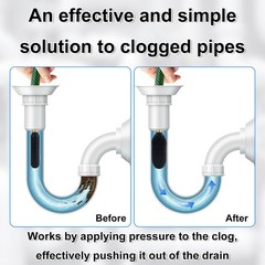 2pcs Drain Bladder Kit, Drain Unclogger Pipe Bladder Clog Cleaning Tool for 1&hellip;