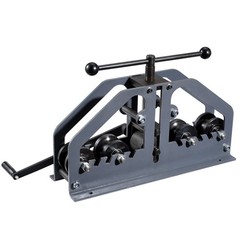Uimoso Tube Roller Bender Max 1-1/2&Prime; Manual Tube Pipe Roller Bender with 6 Dies