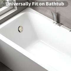 Bathtub Sponge Overflow Gasket Replacement for 2.5 inches, Black