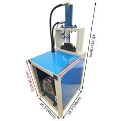 Hydraulic Square Round Pipe Hole Punching Pipe Arc Cutting Machine 220V