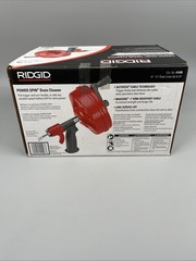 Ridgid 41408 Power Spin AUTOFEED Drain Cleaner Auger 25 ft. Drill/Manual