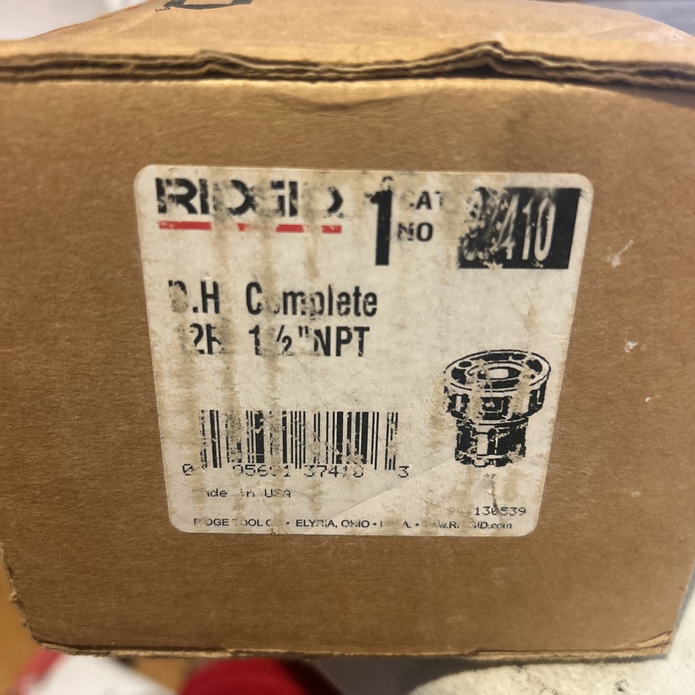 Ridgid 37410 12-R 1-1/2&Prime; Hand Threader NPT Die Head Complete