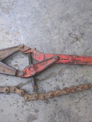 WHEELER MFG. CORP. LONG CHAIN SOIL PIPE CUTTER PLUMBING