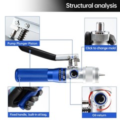 HVAC Hydraulic SWAGING tool kit for copper tubing Expanding 3/8 inch to 1-5/8&hellip;