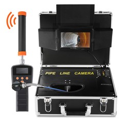 7&Prime; 30m/100ft Sewer Camera Pipe Inspection Camera 1000TVL 512Hz Locator