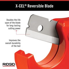 RIDGID 23488 Model PC-1250 Single Stroke Plastic Pipe and Tubing Cutter, 1/8-&hellip;