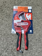 NEW SUPERIOR 37116 PVC PIPE TUBING 2 1/2&Prime; RATCHETING PVC CUTTERS TOOL 4123204