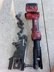 Hilti NPR 32-A Brushless Pipe Press Tool/RIDGID PRESS SNAP SOIL PIPE CUTTER