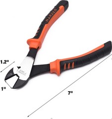 Edward 7&rdquo; Diagonal Cutters &ndash; Heavy Duty Side Cutter Pliers for Electrical, Flora