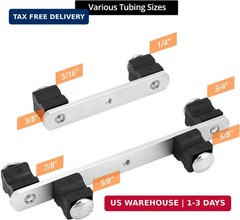 QWORK Tube Bender Kit 1/4-7/8 in &ndash; For Soft Copper & Aluminum Pipes in HVAC, Ref