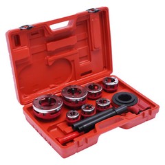 Ratchet Ratcheting Pipe Threader Kit 3/8&Prime; to 2&Prime; Dies and Portable Storage