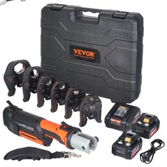 1/2&Prime;-2&Prime; Pro Press Tool Pipe Crimping Kit with 6 Jaws DC18V PZ-3240