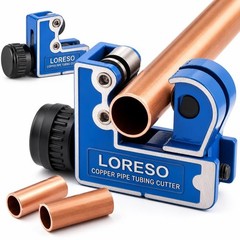 Mini Copper Pipe Tubing Cutter Tool &ndash; 1/8&Prime; to 1 (3-28mm) Mini, Blue