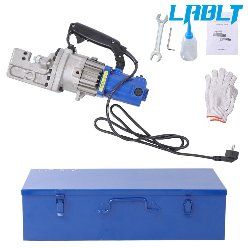 LABLT Electric Hydraulic Rebar Cutter #6 Rebar Rod RC-20 3/4&Prime; 20mm 1250 W