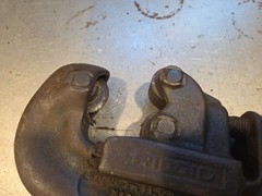 Vintage Rigid No. 1 Heavy Duty No. 1 & 2 Pipe Cutter Tool 1/8&Prime; To 1 1/4&Prime;