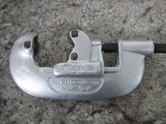 Ridgid No 2 / 1 & 2 / 1/8&Prime; to 2&Prime; Heavy Duty Pipe Cutter Used Free Shipping