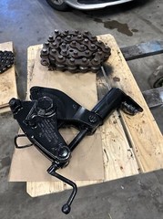 Wheeler Rex 5590 Hydraulic Chain Pipe Cutter 6&prime; Chain (tzbz1