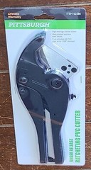 Finger Release Ratcheting PVC Cutter -Cuts up to 1-5/8&Prime; Pipe &ndash; Item #62588
