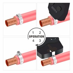 PEX Cinch Clamp Removal Tool &ndash; Removes 3/8&Prime; to 1&Prime; Wide Ear Clamps, Easy Use