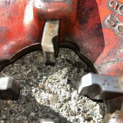 Ridgid Quadri 500 die head 1-2&Prime; with 1-2&Prime; NPT cutting teeth