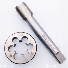 HSS M20 x 1mm Tap & M20 x 1.0mm Die Metric Thread Right Hand Tool Set