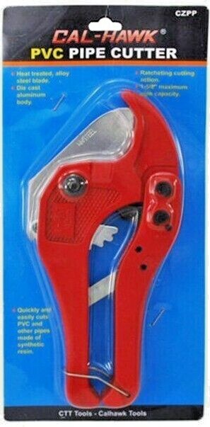 1-5/8&rdquo; Inch PVC Pipe Cutter Tool Plumbing Plastic Hose Ratcheting Type