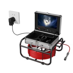 9&Prime; Monitor DVR 16GB 20M Pipe Inspection Camera Drain Sewer Industrial Endoscope