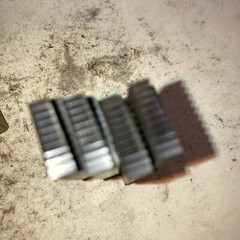 Ridgid Pack of (4) 3/8&rdquo;INCH Pipe Dies For 500 Mono Heads High Speed 50710 NOS